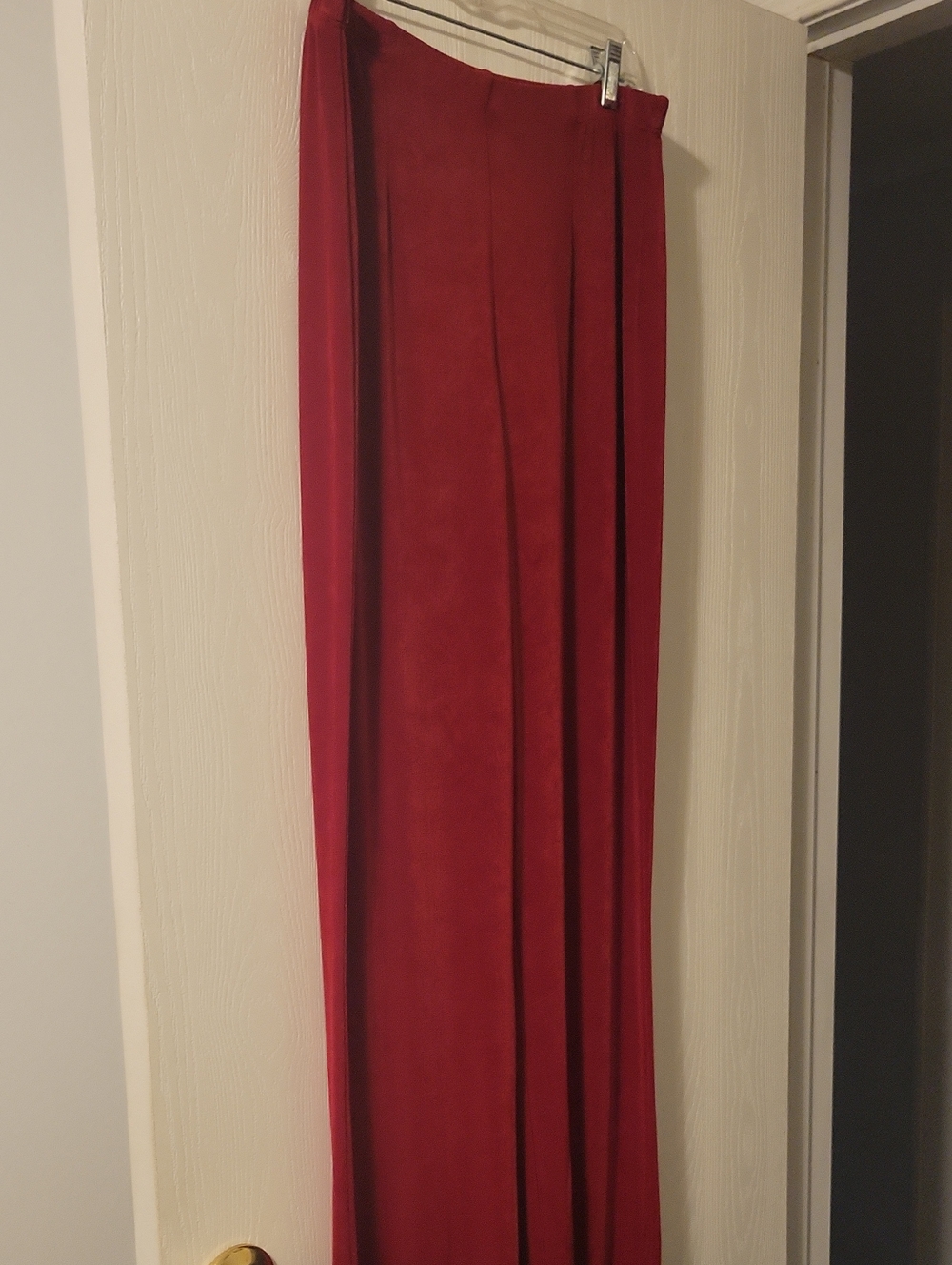 Chico's Travelers Pull On Straight Leg Red Pants for Women